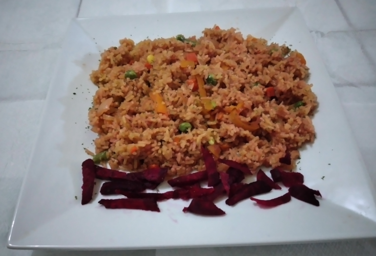 Beetroot Rice Recipe: White Rice with a Beet! - Almonds and Olivez