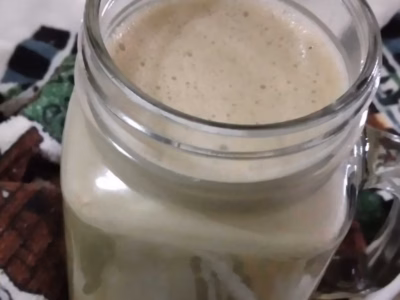 DIY Protein Booster Shake - Updated - Almonds and Olivez - Copyrighted