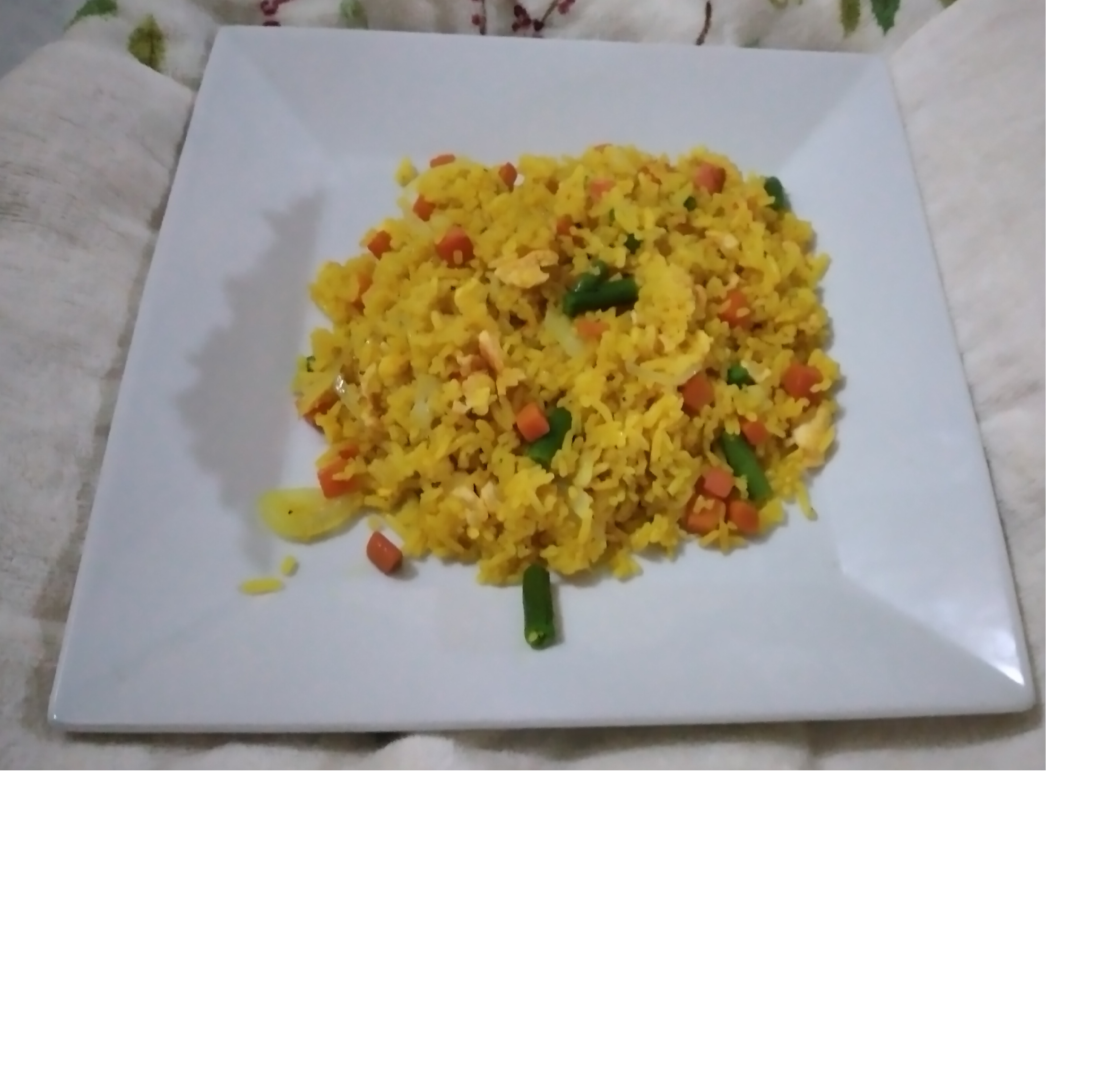 Turmeric Fried Rice - almondsandolivez.com